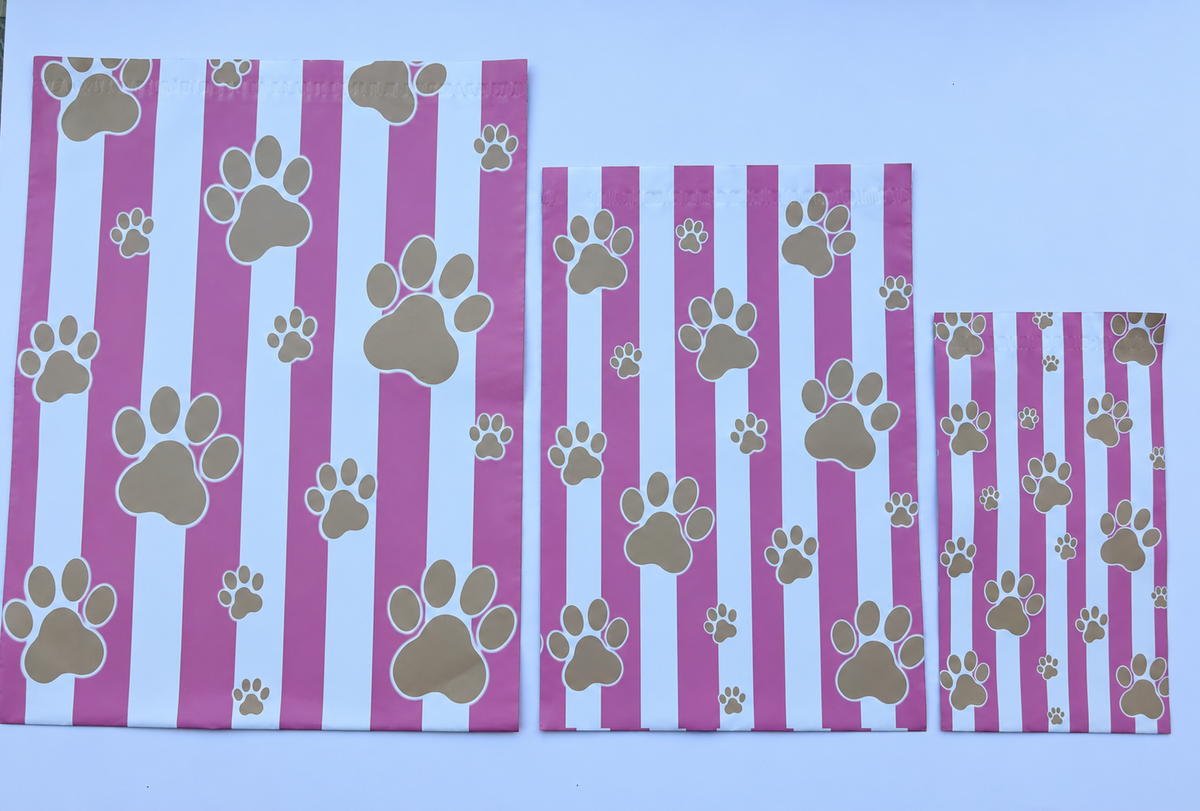 Pretty Paws Poly Mailer Bags