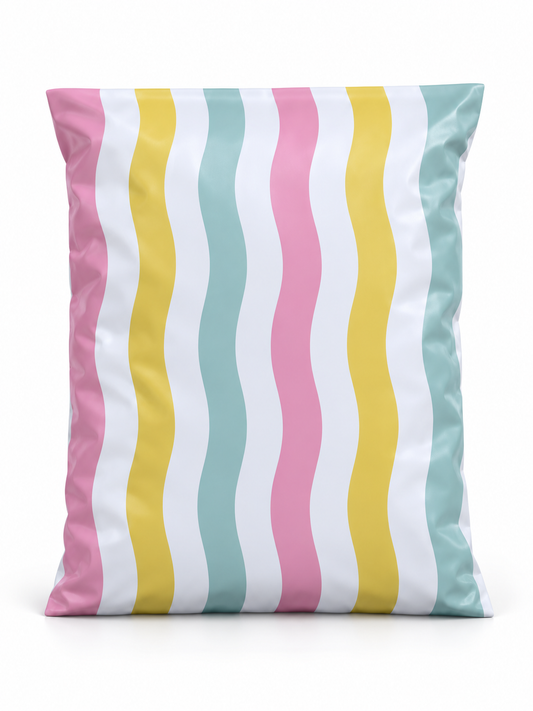 Wavy Rainbows Poly Mailer Bags