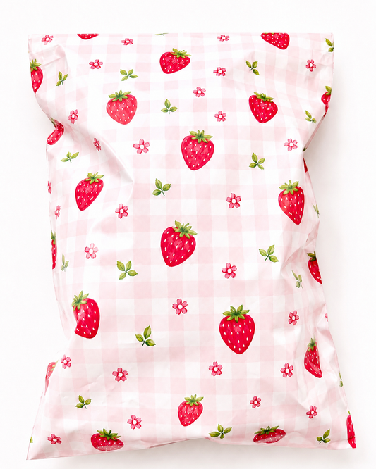 Strawberry Fields Poly Mailer Bags
