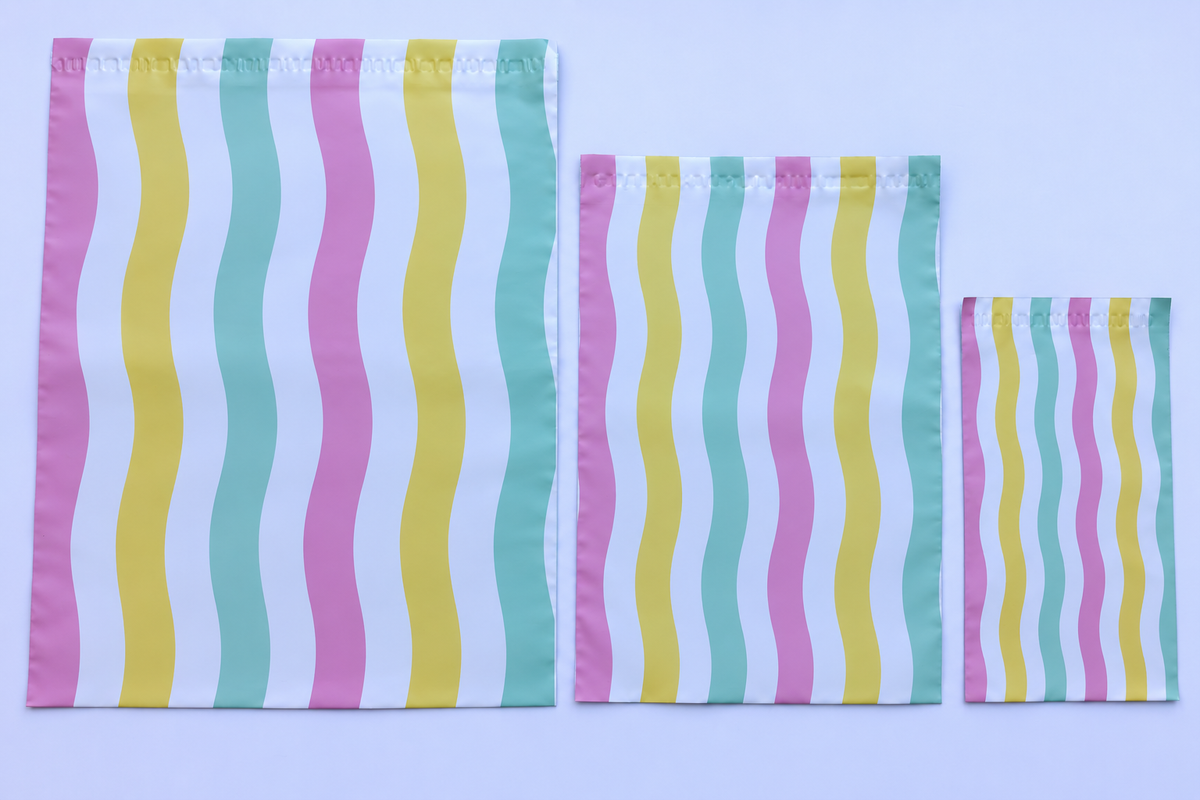 Wavy Rainbows Poly Mailer Bags
