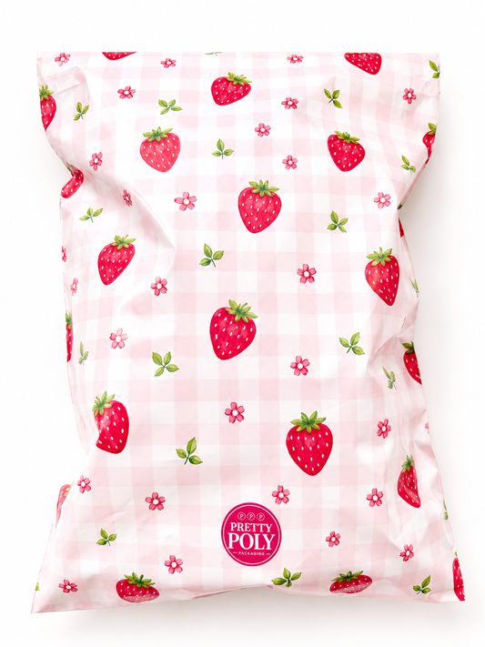 Strawberry Fields Poly Mailer Bags