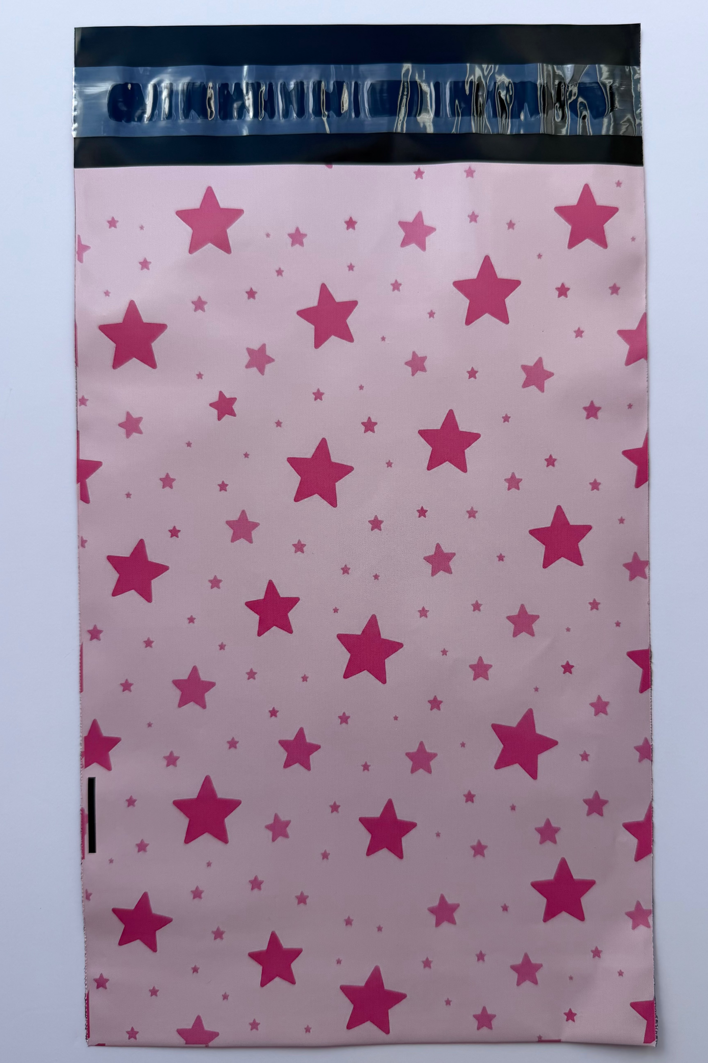 Pink Stars Poly Mailer Bags