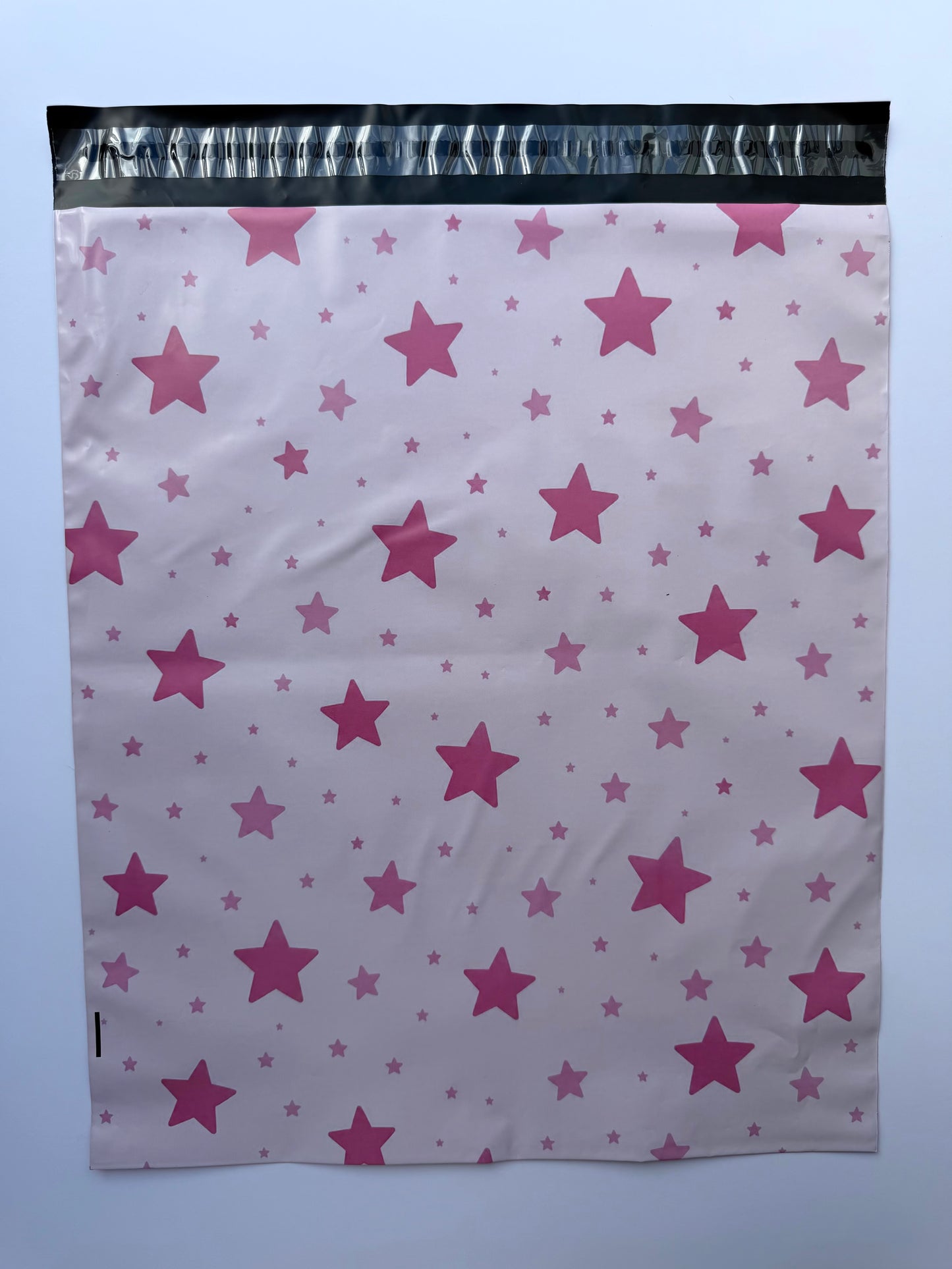 Pink Stars Poly Mailer Bags