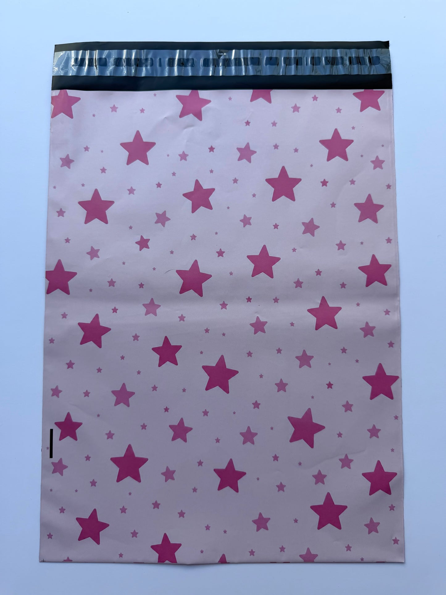 Pink Stars Poly Mailer Bags