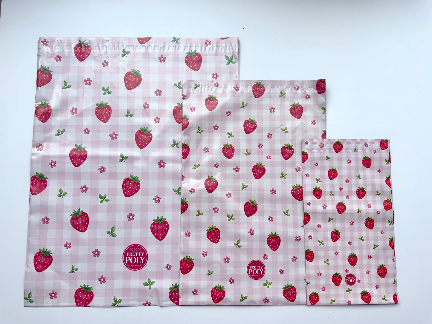 Strawberry Fields Poly Mailer Bags